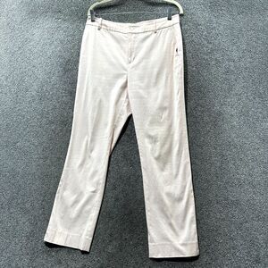 Lauren Ralph Lauren Chino Pants Womens 10 Pink High Rise Straight Stretch Cotton